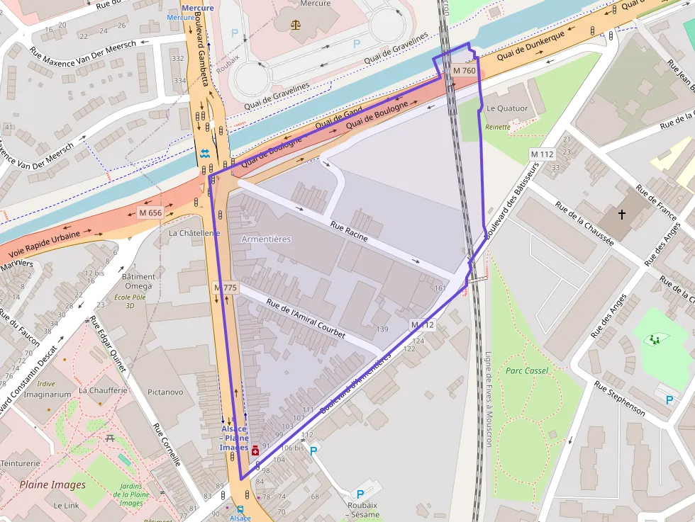 Appartement 89 m² quatre pièces à vendre à Roubaix