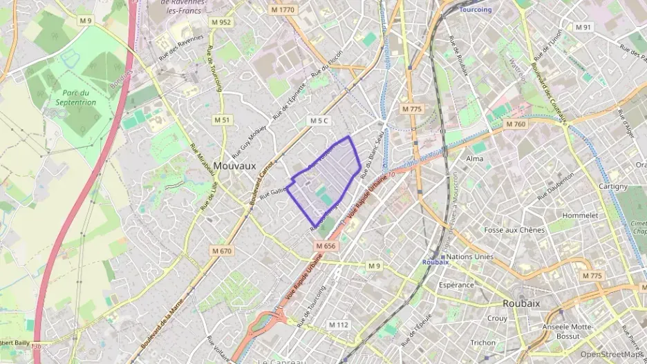 Appartement 58 m² trois pièces à vendre à Mouvaux