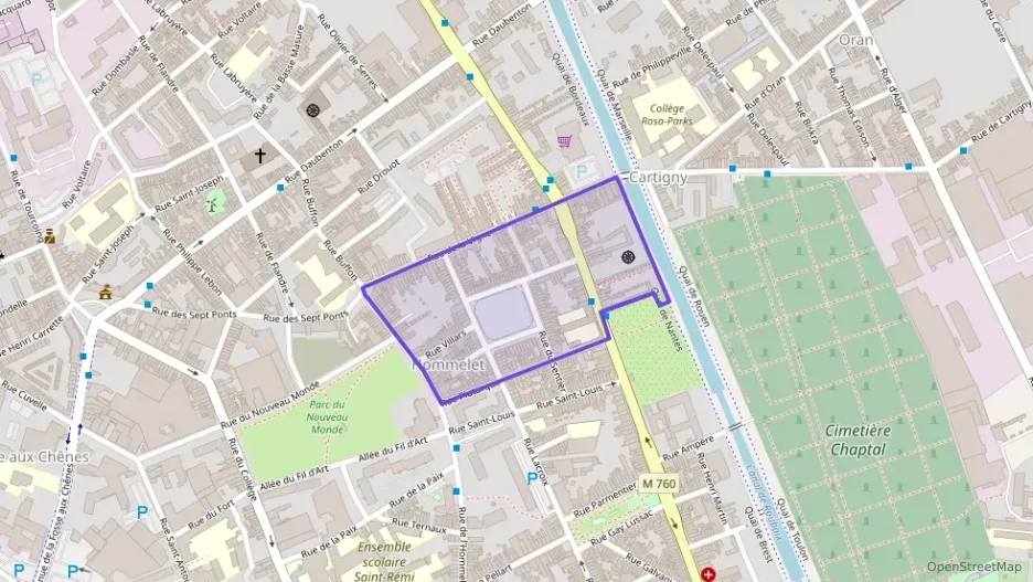 Appartement 55 m² trois pièces à vendre à Roubaix