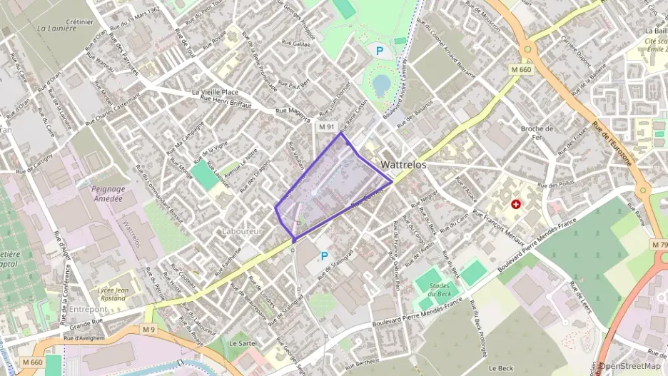 Appartement 55 m² trois pièces à vendre à Wattrelos