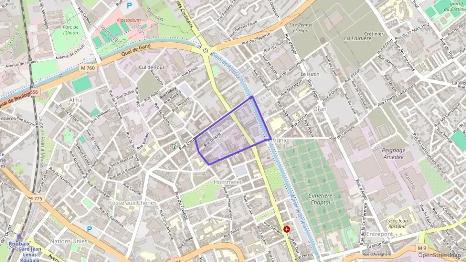Appartement 118 m² trois pièces à vendre à Roubaix