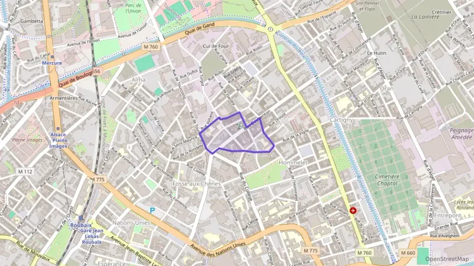 Appartement 45 m² deux pieces à vendre à Roubaix Appartement 45 m² deux pieces à vendre à Roubaix