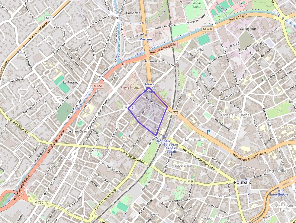 Appartement 53 m² deux pieces à vendre à Roubaix