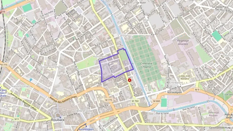 Appartement 47 m² deux pieces à vendre à Roubaix