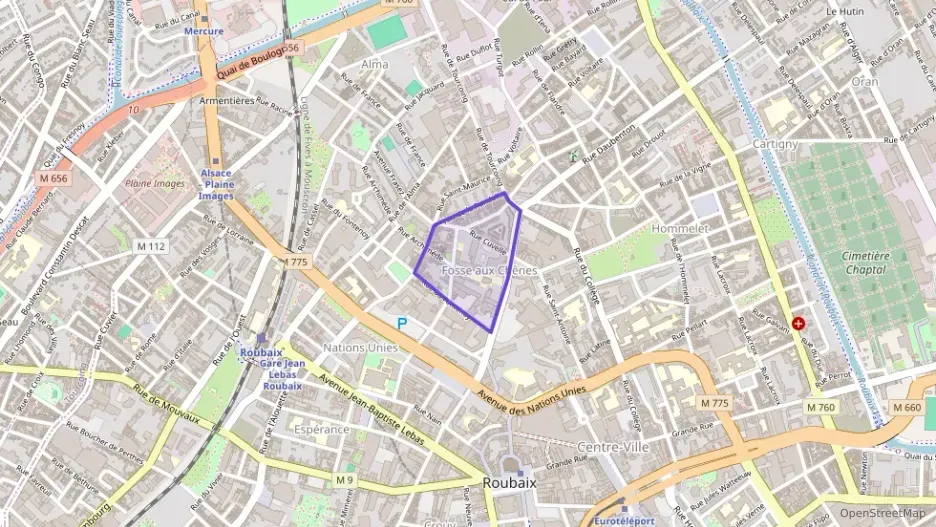Appartement 50 m² deux pieces à vendre à Roubaix