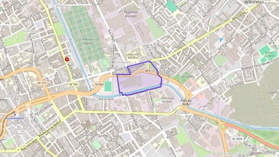 Appartement 60 m² trois pièces à vendre à Roubaix