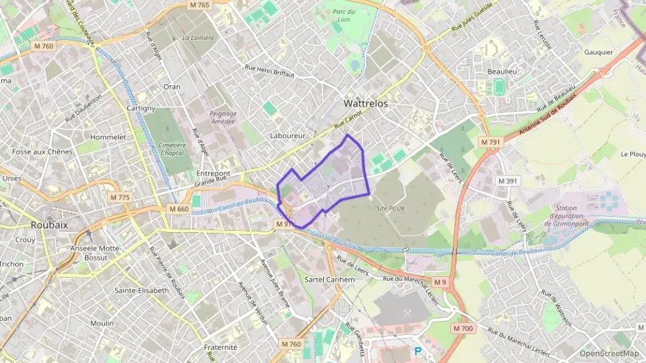 Appartement 90 m² trois pièces à vendre à Wattrelos