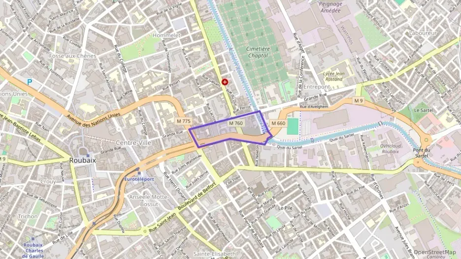 Appartement 47 m² trois pièces à vendre à Roubaix