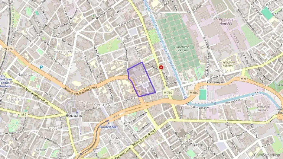 Appartement 110 m² trois pièces à vendre à Roubaix Appartement 110 m² trois pièces à vendre à Roubaix