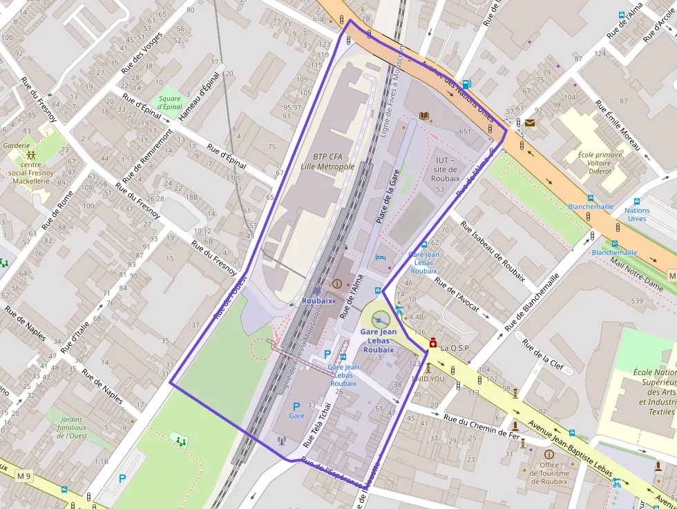 Appartement 45 m² une piece à vendre à Roubaix