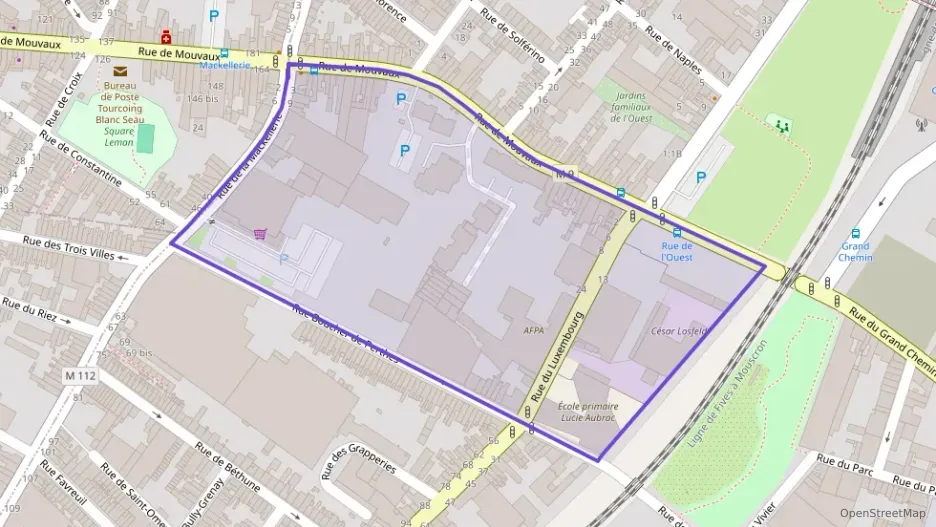 Appartement 114 m² trois pièces à vendre à Roubaix Appartement 114 m² trois pièces à vendre à Roubaix