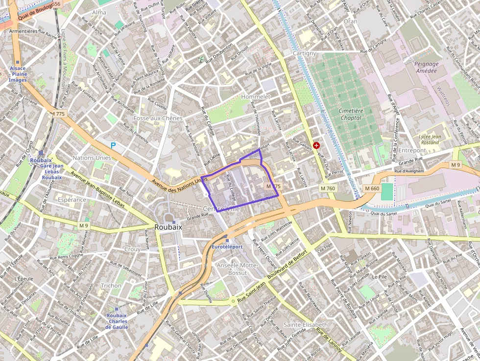 Appartement 87 m² trois pièces à vendre à Roubaix