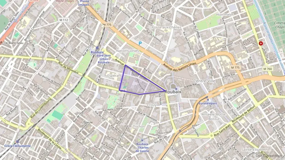 Appartement 47 m² deux pieces à vendre à Roubaix