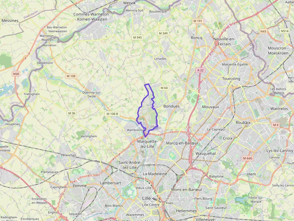 Appartement 51 m² deux pieces à vendre à Wambrechies