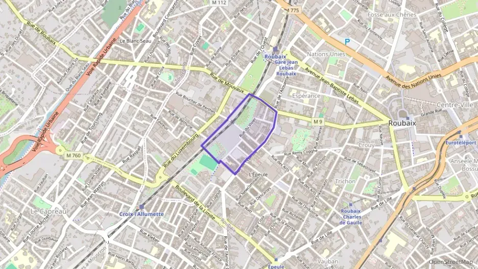 Appartement 45 m² deux pieces à vendre à Roubaix Appartement 45 m² deux pieces à vendre à Roubaix