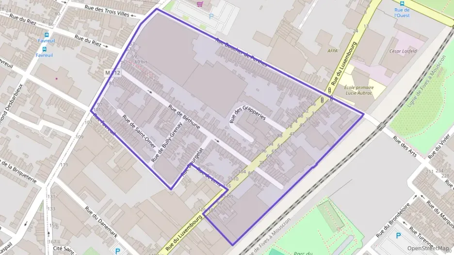 Appartement 55 m² trois pièces à vendre à Roubaix