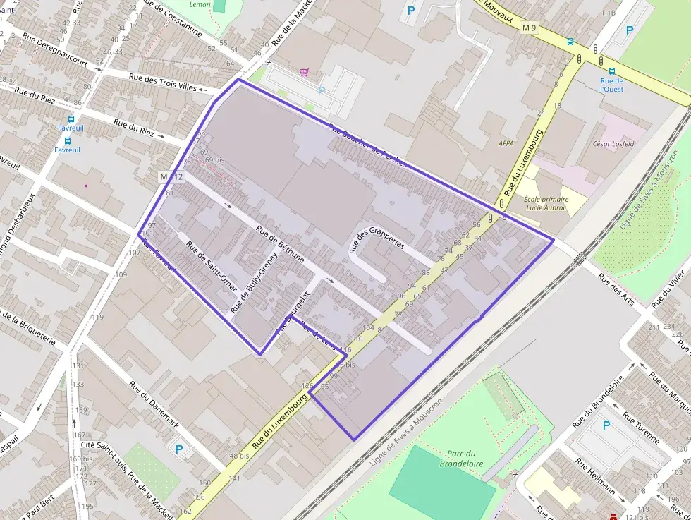 Appartement 55 m² trois pièces à vendre à Roubaix