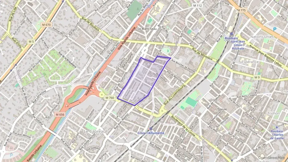 Appartement 51 m² deux pieces à vendre à Croix Appartement 51 m² deux pieces à vendre à Croix