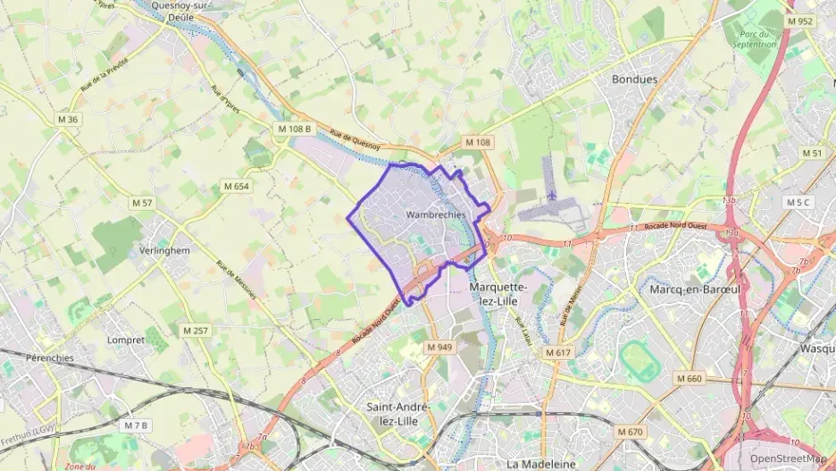 Appartement 65 m² trois pièces à vendre à Wambrechies