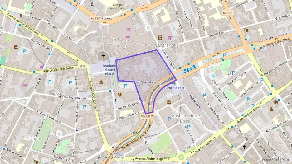 Appartement 80 m² deux pieces à vendre à Roubaix