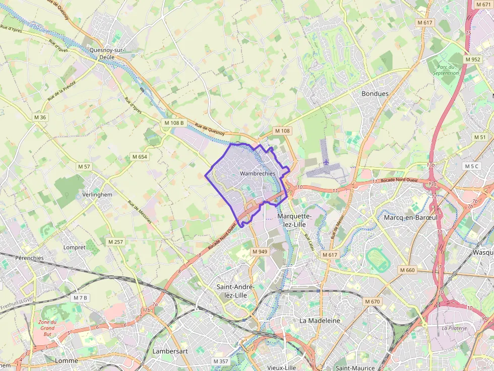 Appartement 54 m² deux pieces à vendre à Wambrechies