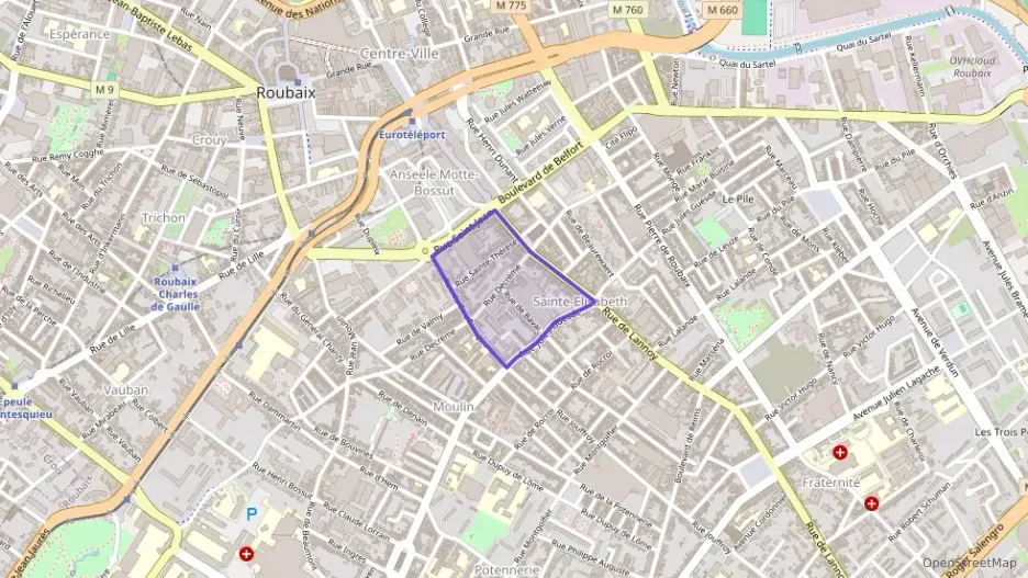 Appartement 60 m² trois pièces à vendre à Roubaix Appartement 60 m² trois pièces à vendre à Roubaix