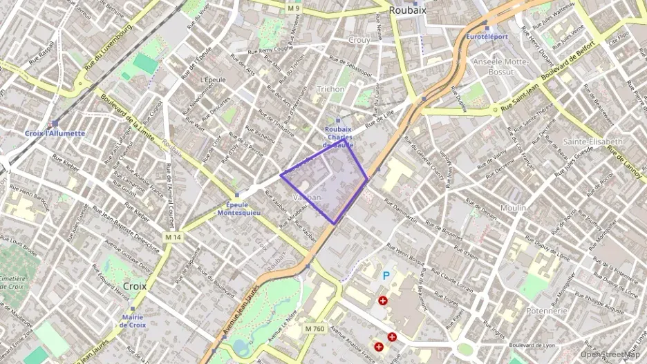 Appartement 53 m² trois pièces à vendre à Roubaix Appartement 53 m² trois pièces à vendre à Roubaix