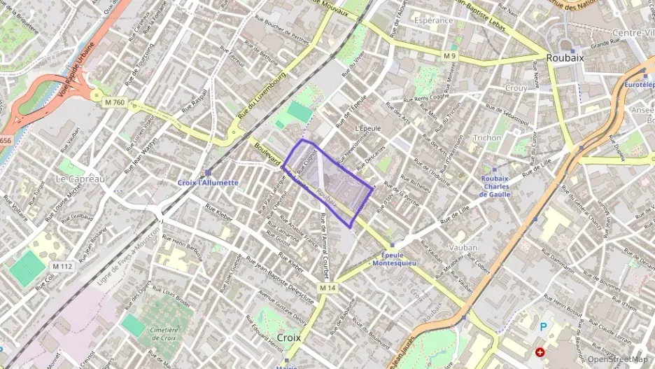 Appartement 92 m² trois pièces à vendre à Roubaix Appartement 92 m² trois pièces à vendre à Roubaix