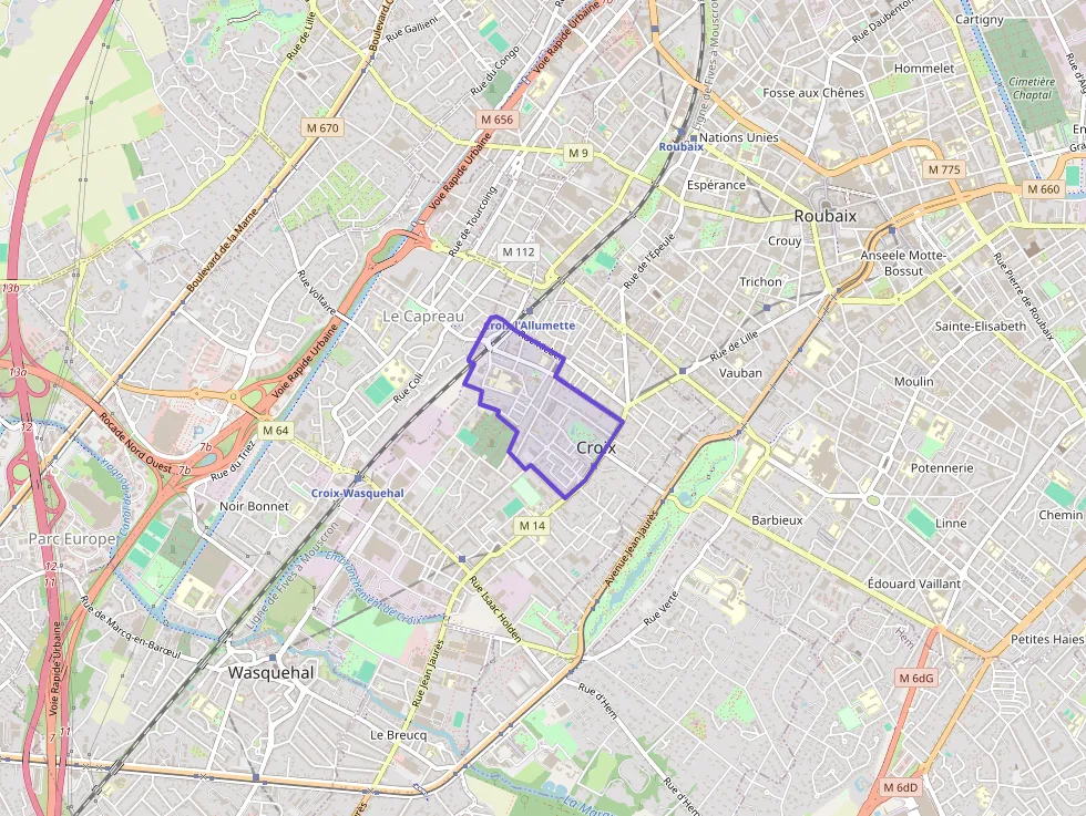 Appartement 62 m² trois pièces à vendre à Croix