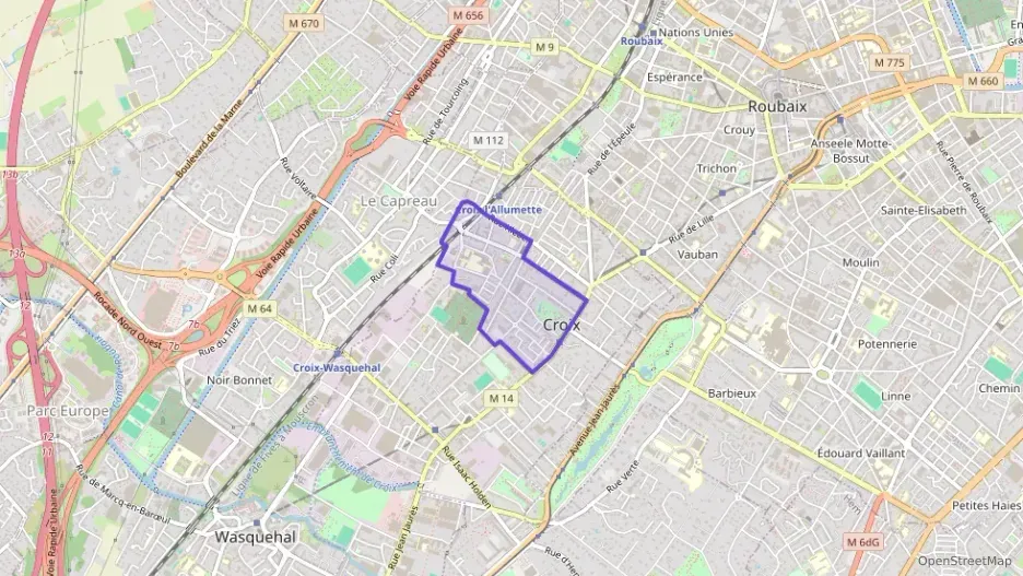 Appartement 62 m² trois pièces à vendre à Croix Appartement 62 m² trois pièces à vendre à Croix