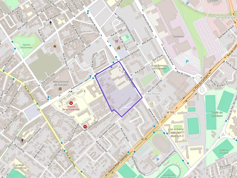 Appartement 60 m² trois pièces à vendre à Roubaix