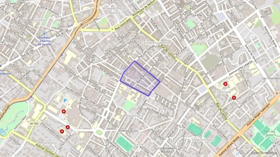Appartement 49 m² deux pieces à vendre à Roubaix