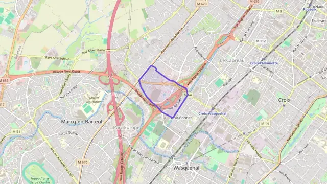 Appartement 45 m² deux pieces à vendre à Wasquehal