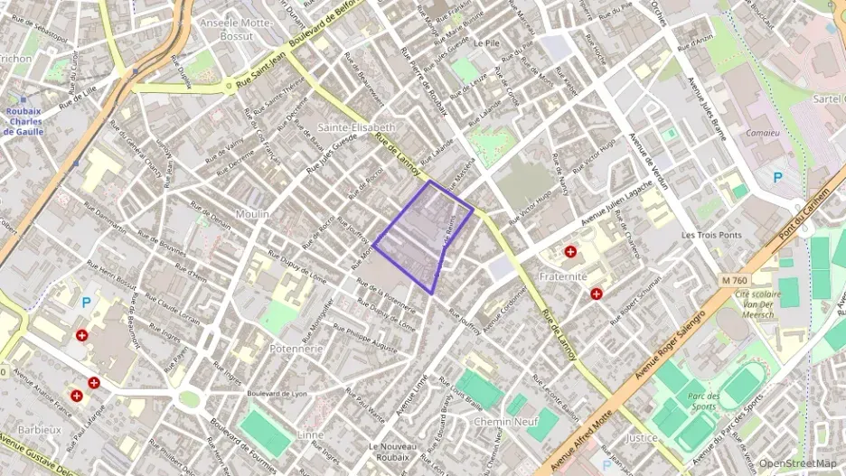 Appartement 36 m² une piece à vendre à Roubaix