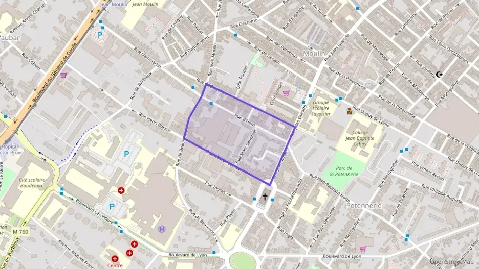 Appartement 70 m² trois pièces à vendre à Roubaix