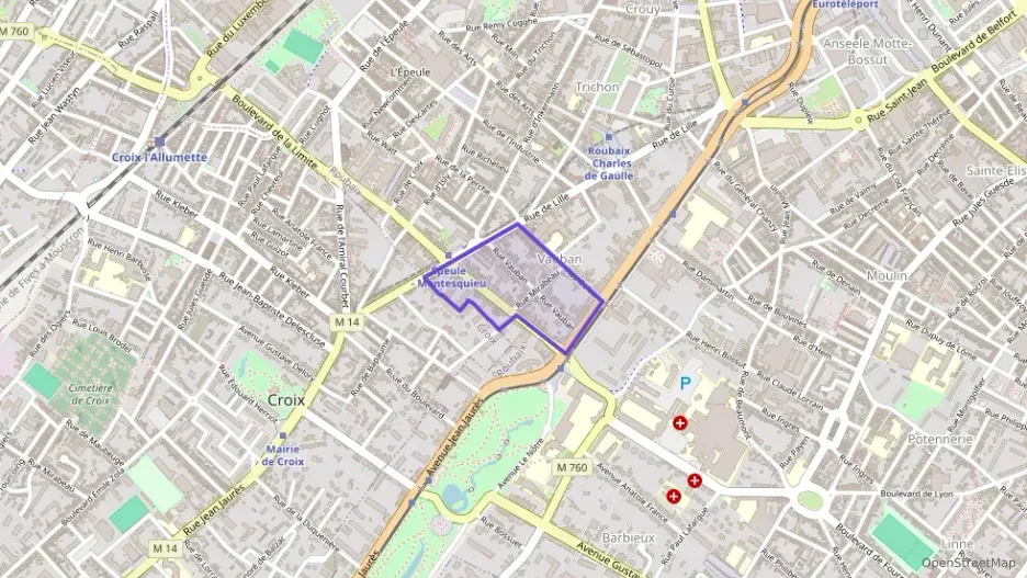 Appartement 98 m² trois pièces à vendre à Roubaix