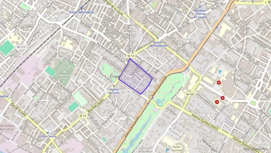 Appartement 67 m² trois pièces à vendre à Croix Appartement 67 m² trois pièces à vendre à Croix