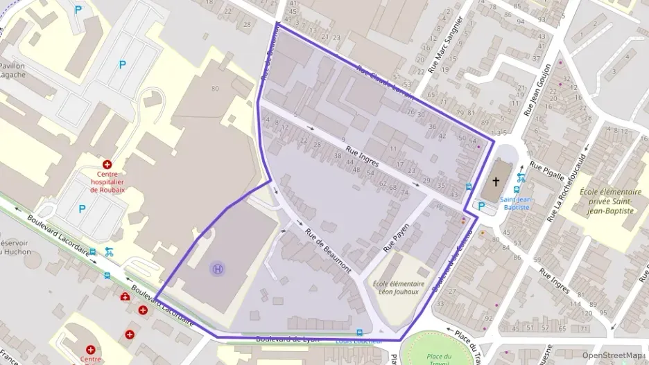 Appartement 80 m² trois pièces à vendre à Roubaix