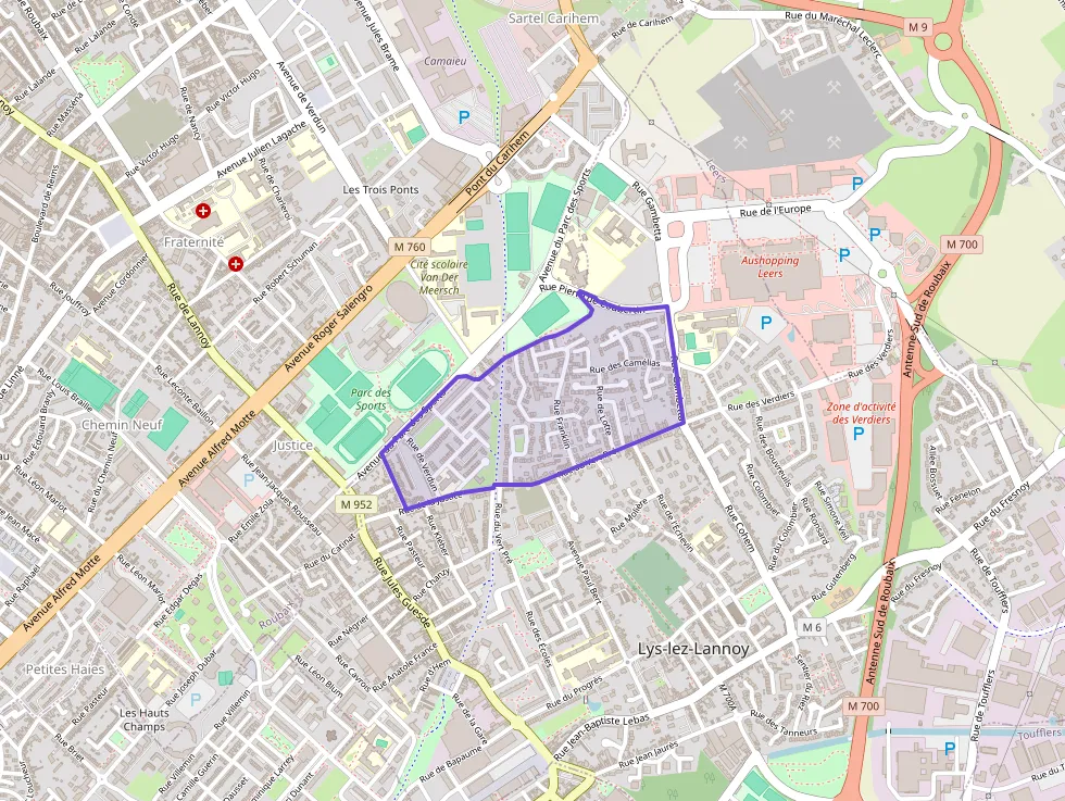 Appartement 62 m² trois pièces à vendre à Lys-lez-Lannoy