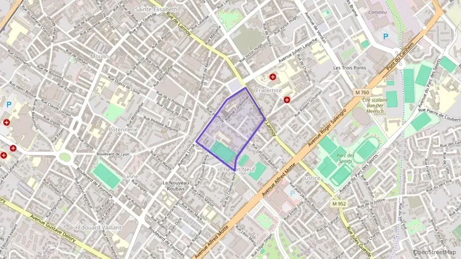 Appartement 49 m² trois pièces à vendre à Roubaix