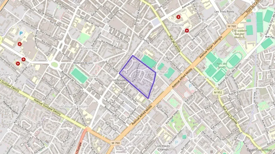 Appartement 49 m² trois pièces à vendre à Roubaix