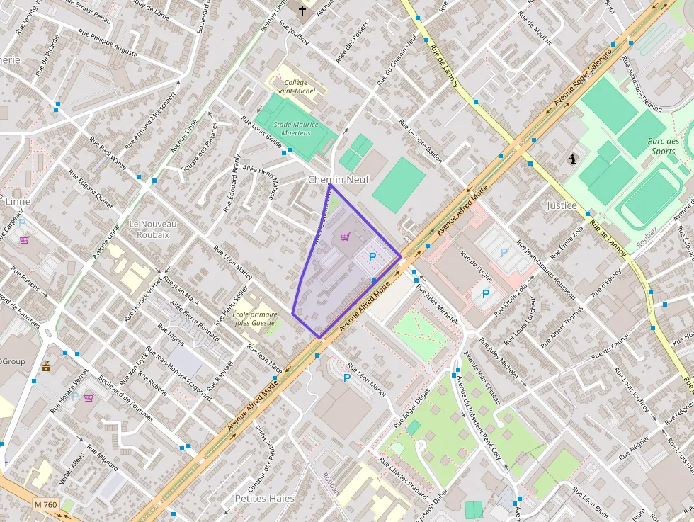 Appartement 55 m² trois pièces à vendre à Roubaix