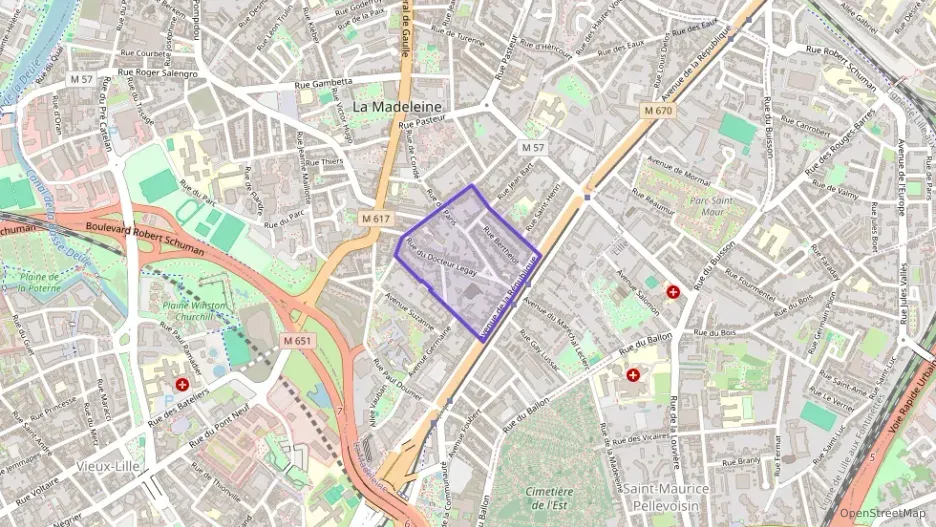 Appartement 56 m² deux pieces à vendre à La Madeleine