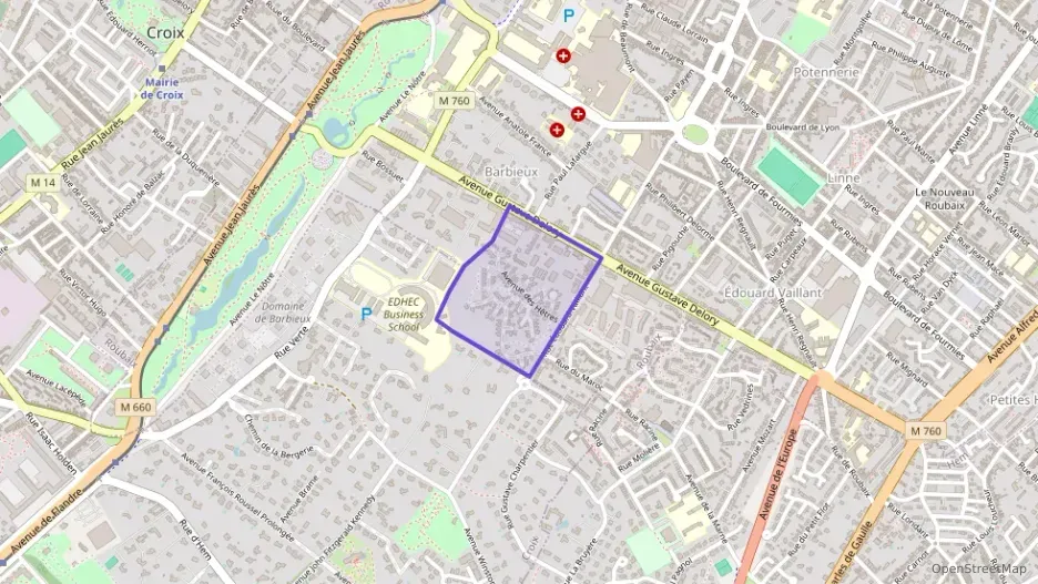 Appartement 47 m² une piece à vendre à Roubaix