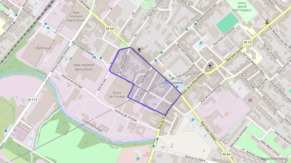 Appartement 56 m² trois pièces à vendre à Croix