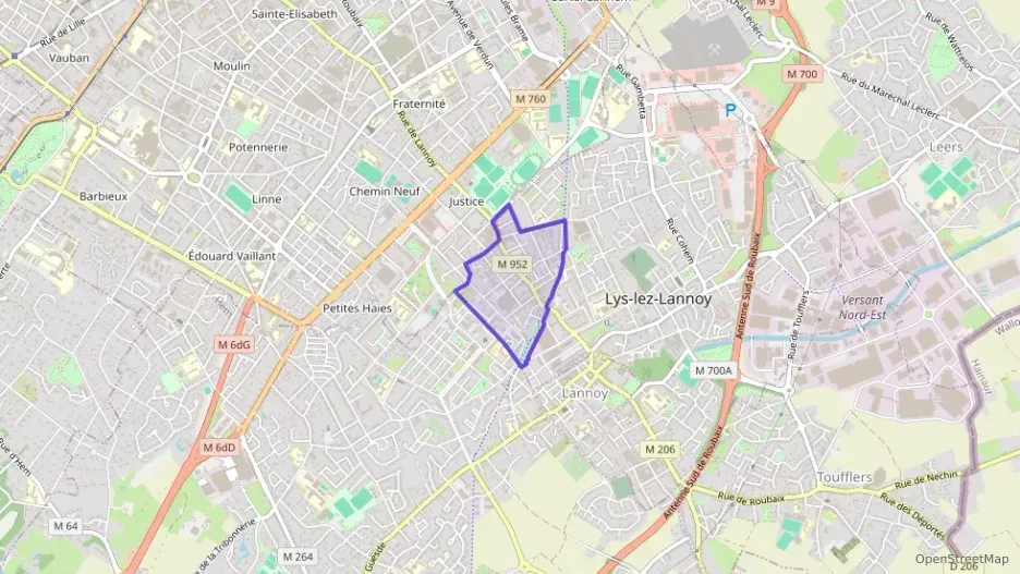 Appartement 78 m² trois pièces à vendre à Lys-lez-Lannoy
