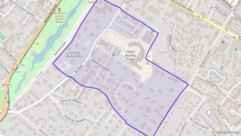 Appartement 44 m² deux pieces à vendre à Croix