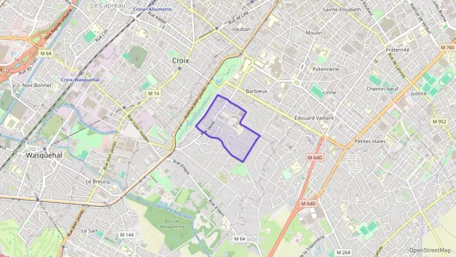 Appartement 44 m² deux pieces à vendre à Croix