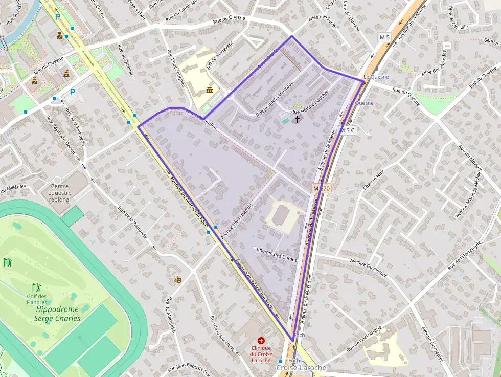 Appartement 57 m² trois pièces à vendre à Marcq-en-Barœul