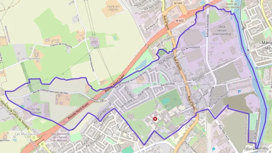 Appartement 65 m² trois pièces à vendre à Marquette-lez-Lille